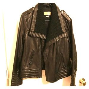 Michael Kors Black Leather Jacket
